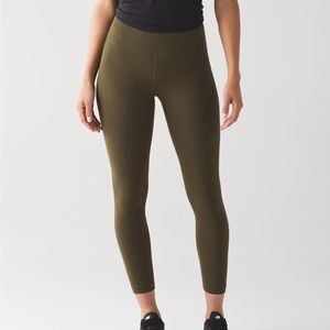 Lululemon Align Pant HR Military Green 25”